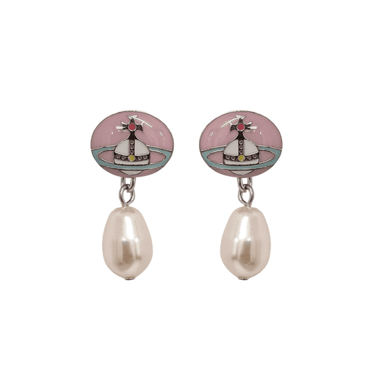 Loelia Drop Earrings - Rhodium - 62020143-02W409-IM