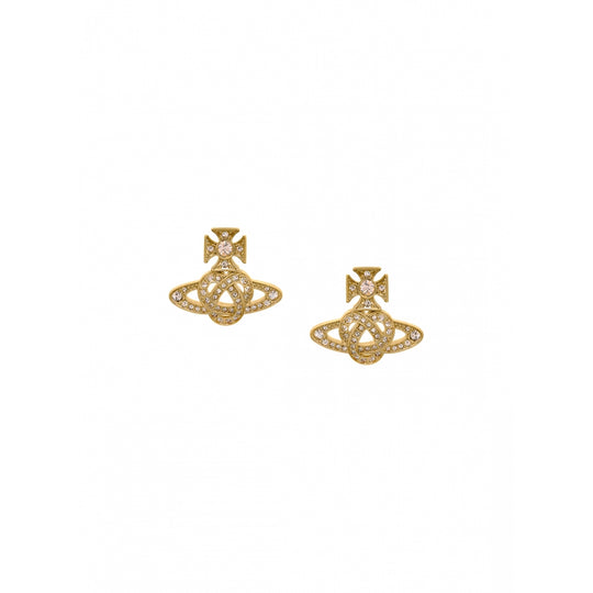 Loudilla Orb Stud Earrings - Gold - GP GLD QTZ LOUDILLA ORB