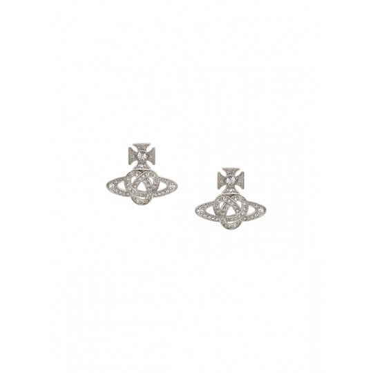 Loudilla Orb Stud Earrings - Silver - 6201031Z-02P116-CN