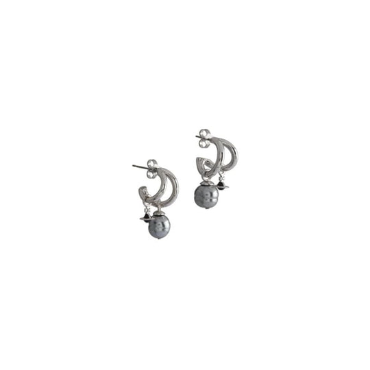 Marella Earrings - Silver/Grey -  62020136-02P109-CN