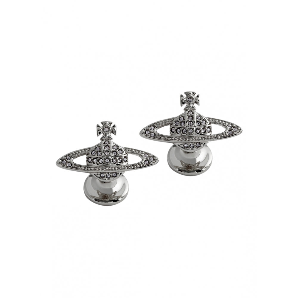 Vivienne Westwood Mini Bas Relief Cufflinks - Gunmetal