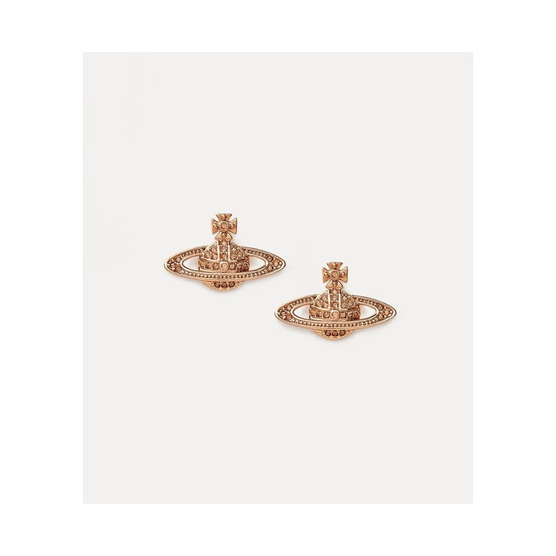Mini Bas Relief Earrings Rose Gold 62020033-G120-CN