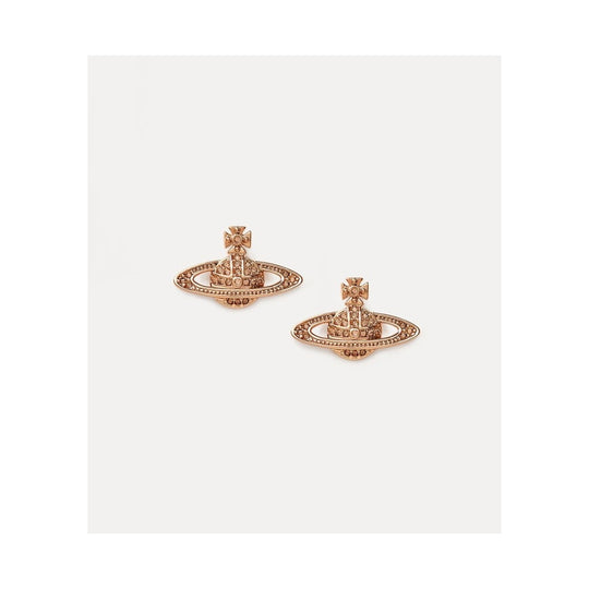Mini Bas Relief Earrings - Rose Gold - 62020033-G120-CN