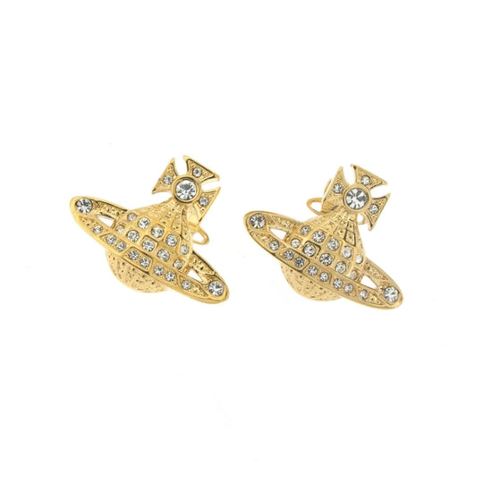Minnie Bas Relief Earrings - Gold - 62010067-R108-CN