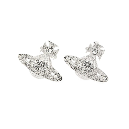 Minnie Bas Relief Earrings - Rhodium - 62010067-W110-CN
