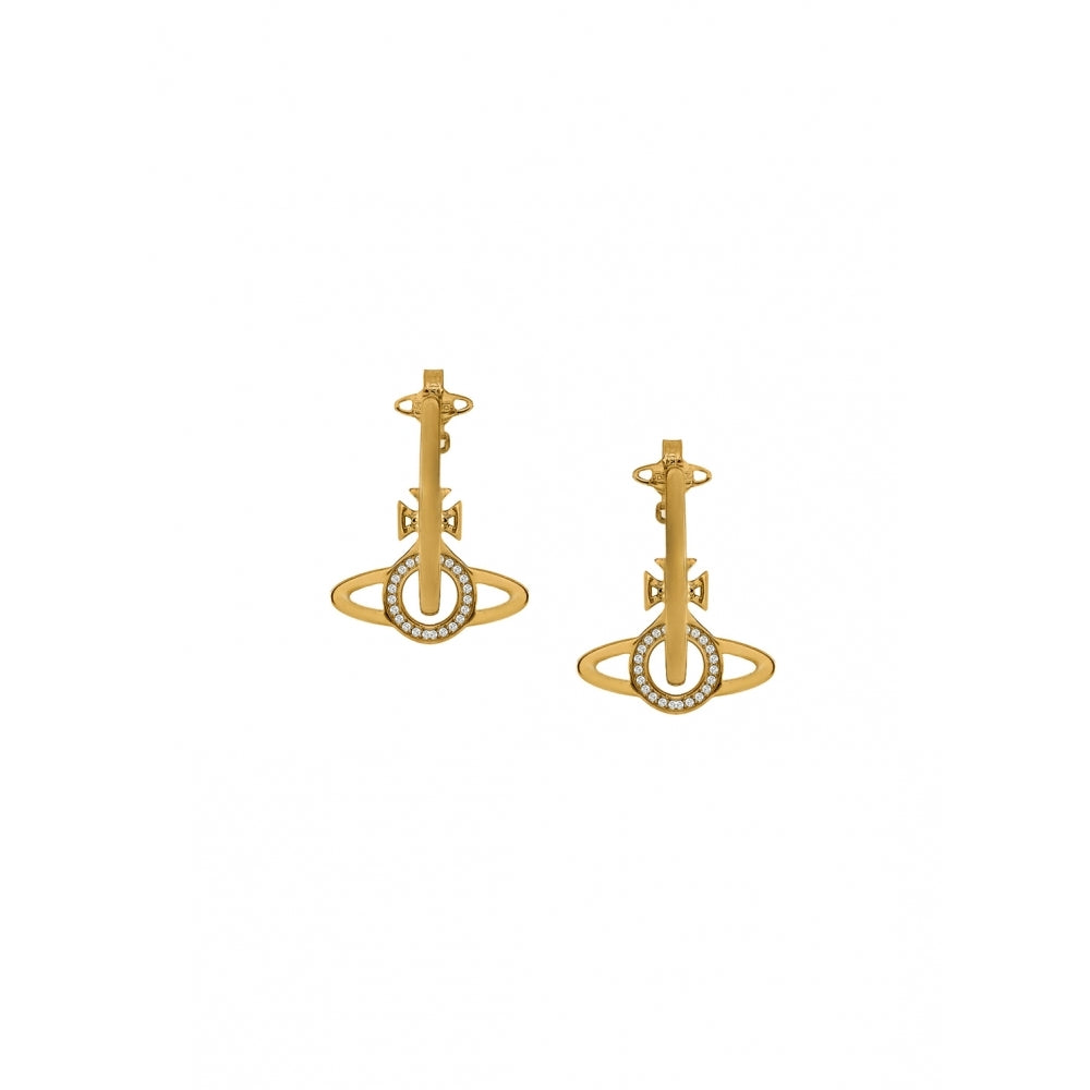 Miranda Earrings - Gold - 62010105-R102-SM – Sarah Layton