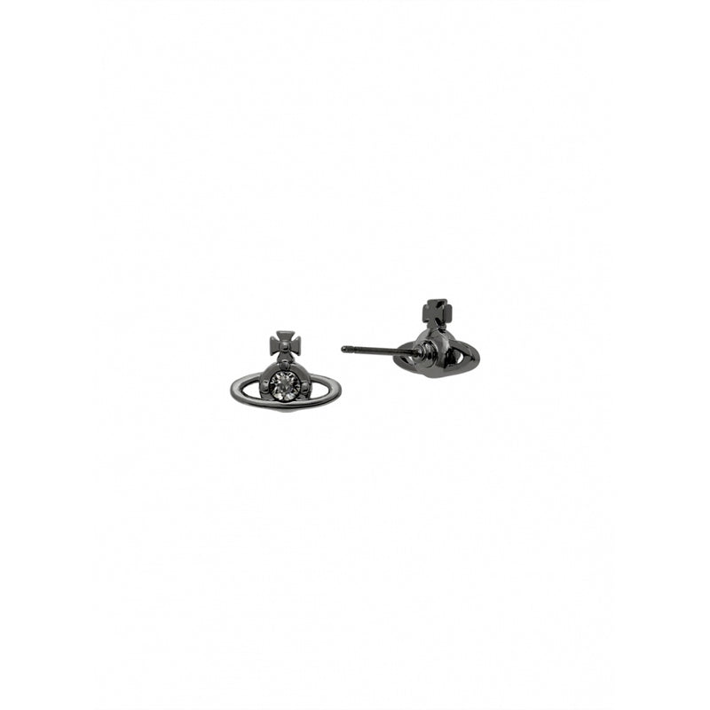 Nano Solitaire Earrings Gunmetal 62010029-02R349-MY