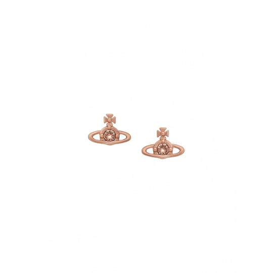 Nano Solitaire Earrings - Rose Gold - 62010037-G114-CN