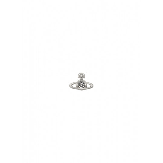 Nano Solitaire Single Stud Earring - Silver - 62010086-02P116-CN