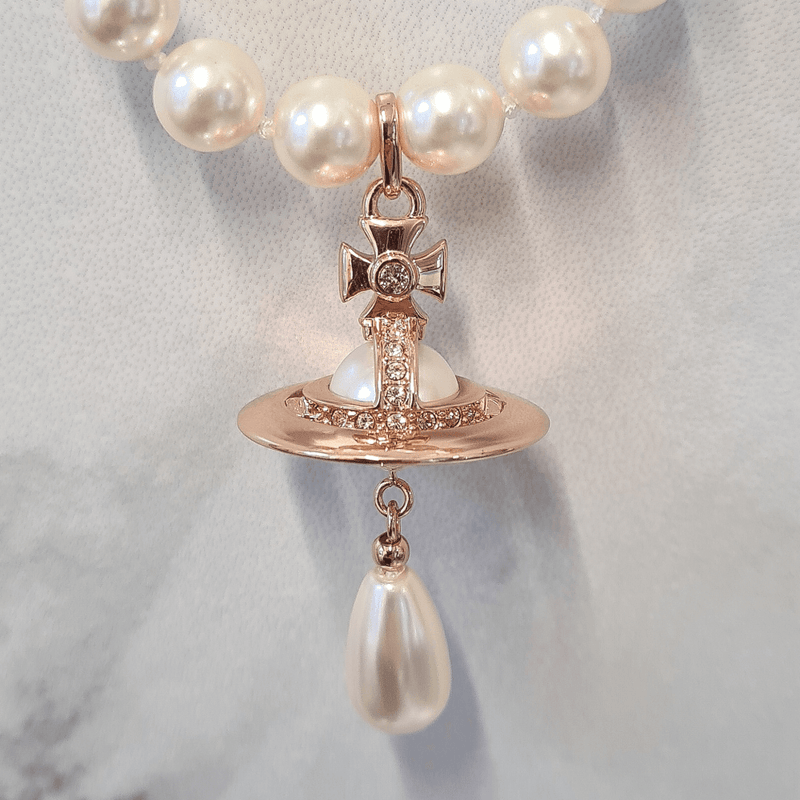 Vivienne westwood deals pearl drop necklace