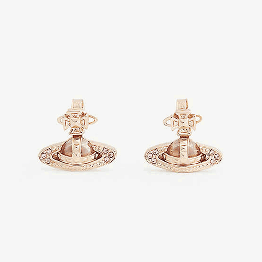 Pina Bas Relief Earrings - Rose Gold / Pink - 62010131-G114-CN