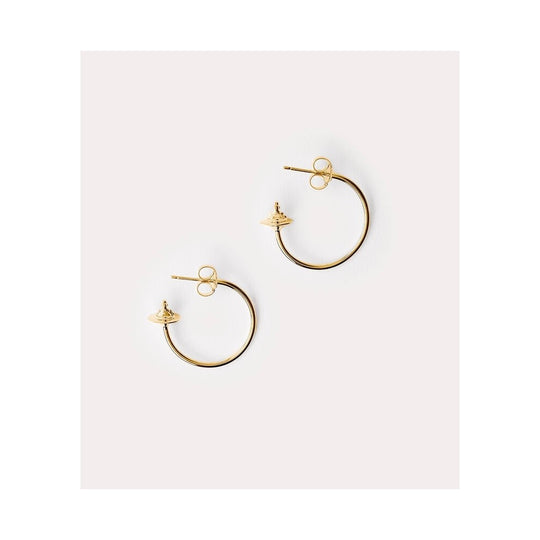 Rosemary Small Hoop Earrings - Gold - 62030016-R001-IM