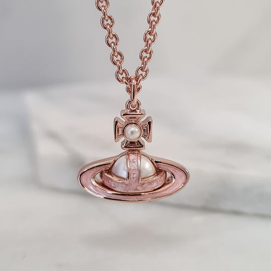 Simonetta Bas Relief Necklace - Rose Gold - 63020322-02G274-CN