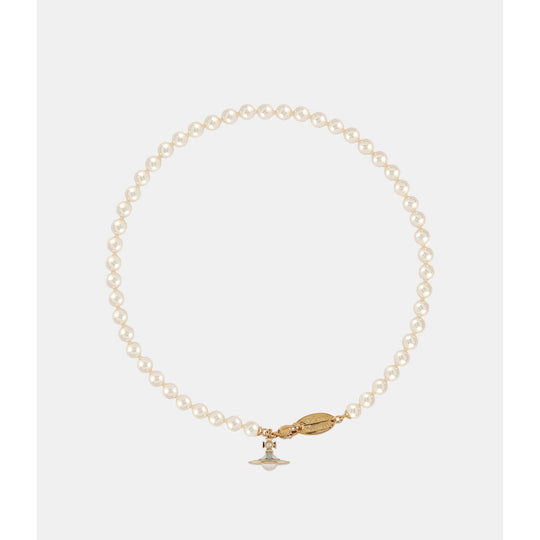 Simonetta Pearl Necklace - Gold - 63010085-02R409-CN
