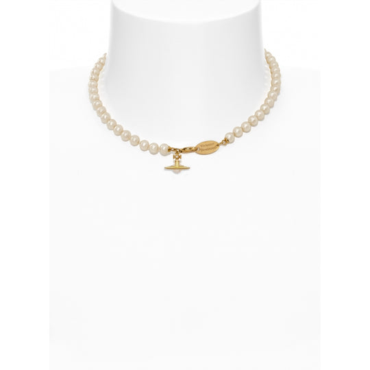 Simonetta Pearl Necklace - Gold/Yellow - 63010085-02R447-CN