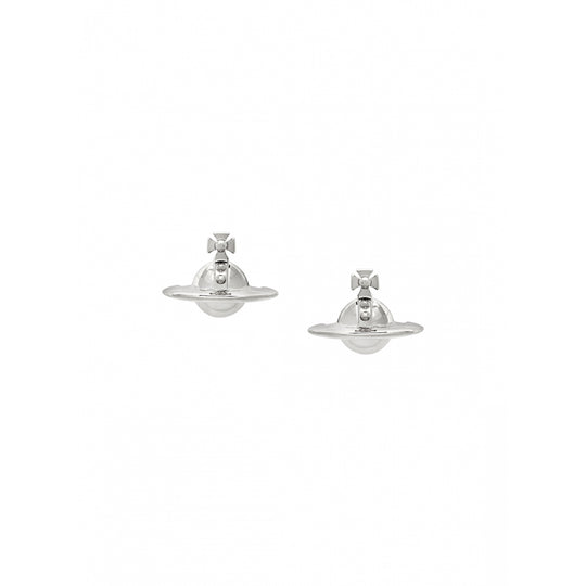 Solid Orb Stud Earrings - Silver - 62010038-02P019-CN