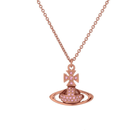 Sorada Small Bas Relief Pendant - Light Rose - 63020111-G114-CN