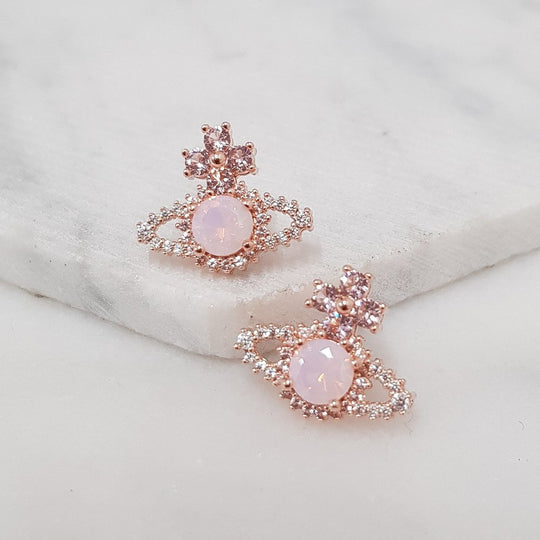 Valentina Orb Earrings - Rose Gold - 62010101-02G260-SM