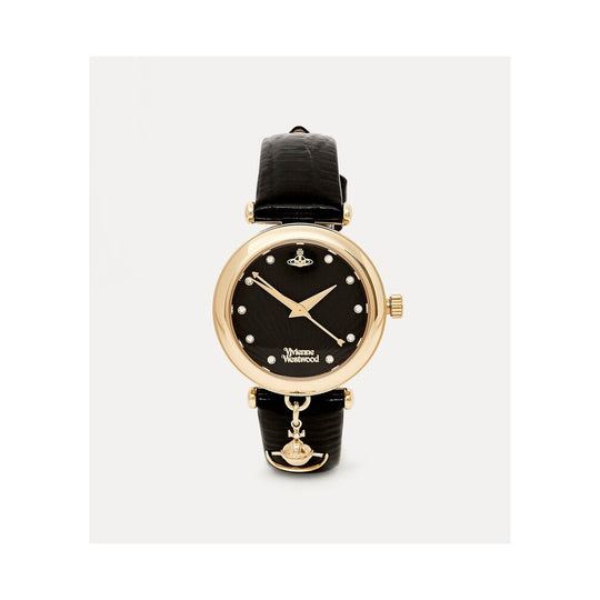 Trafalgar Ladies Watch - Black/Gold - VV108BKBK
