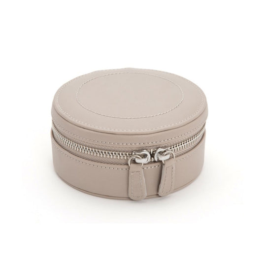Sophia Round Mini Travel Zip Case - Mink - 392321